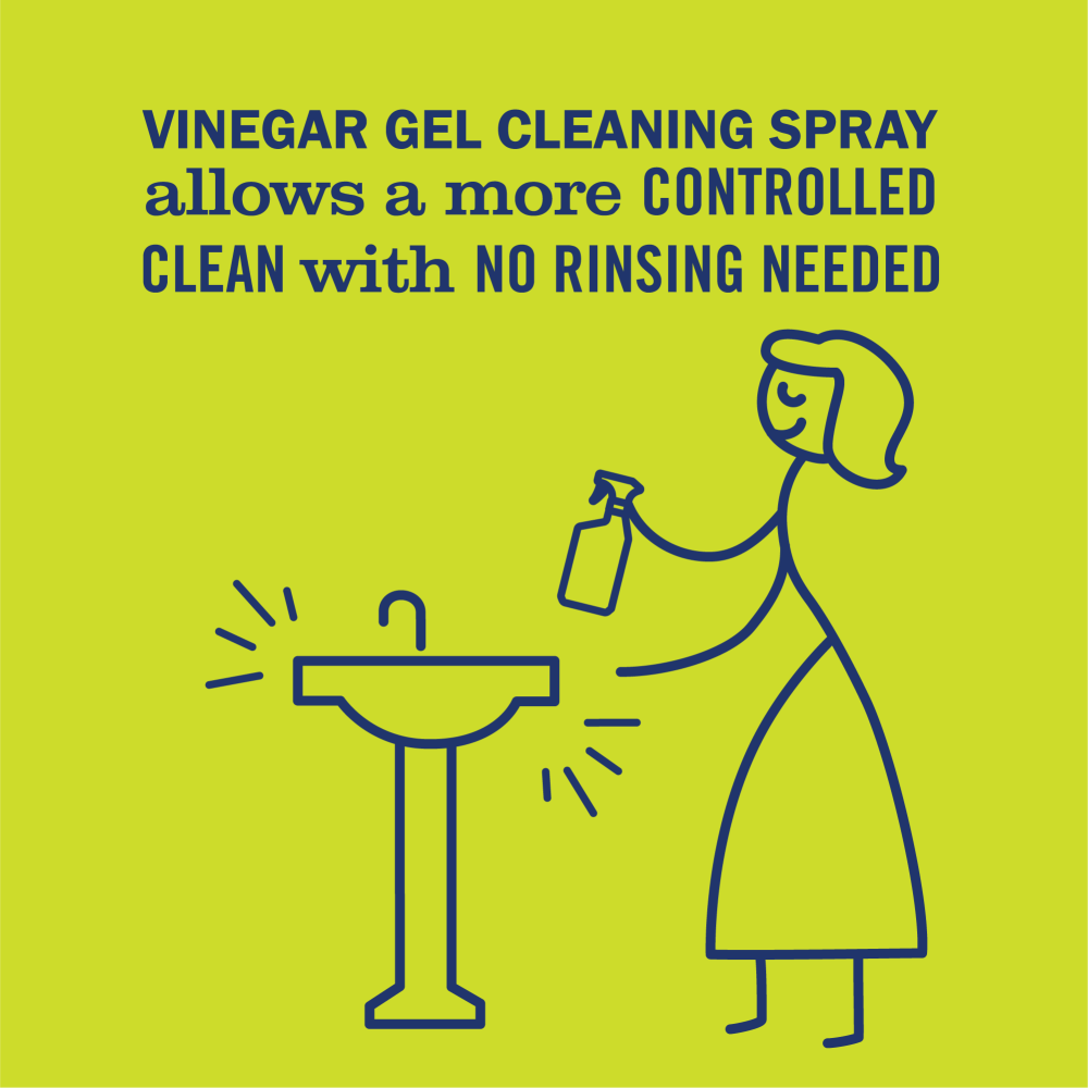 Lemon Verbena Vinegar Gel Cleaning Spray - Everyday Clean