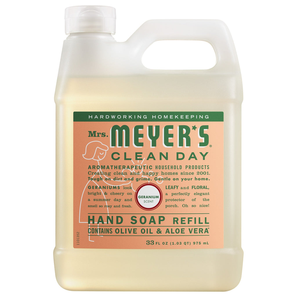 Geranium Liquid Hand Soap & Refill Set - Daily Care