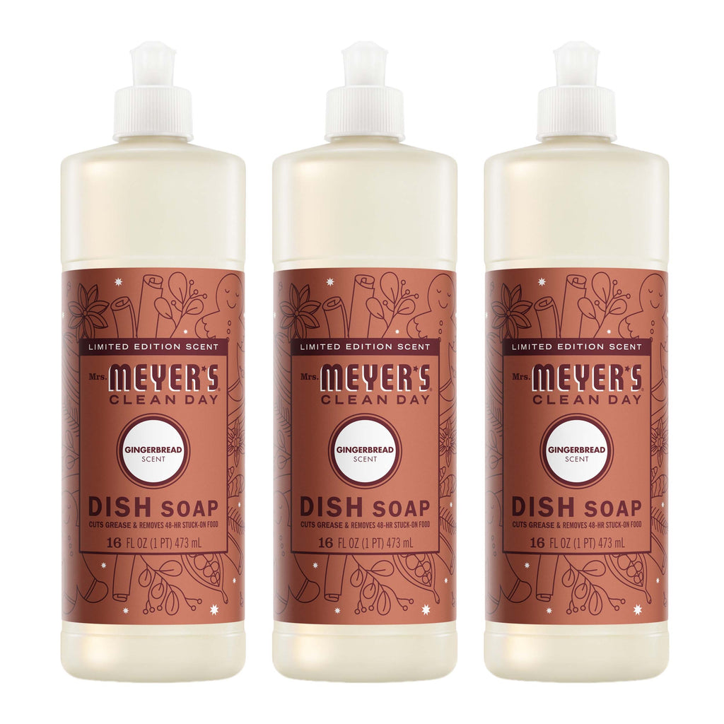 Gingerbread Dish Soap 3-count Bundle - Daily Clean