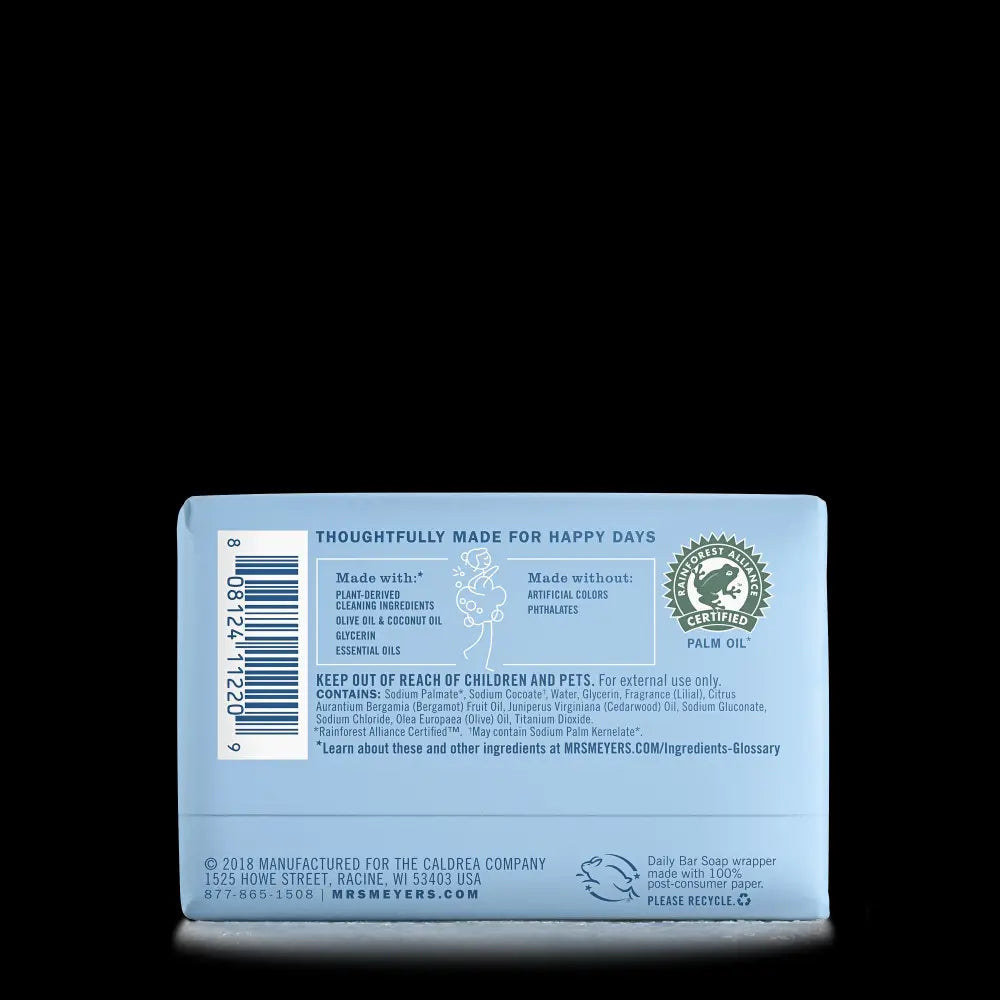 Rain Water Daily Bar Soap - Daily Freshness