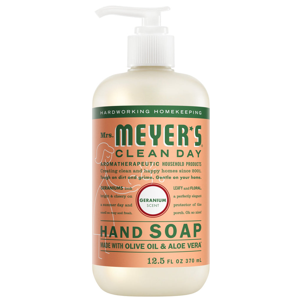 Geranium Liquid Hand Soap & Refill Set - Daily Care
