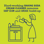 Lemon Verbena Baking Soda Cream Cleaner - 16 oz - Everyday Clean